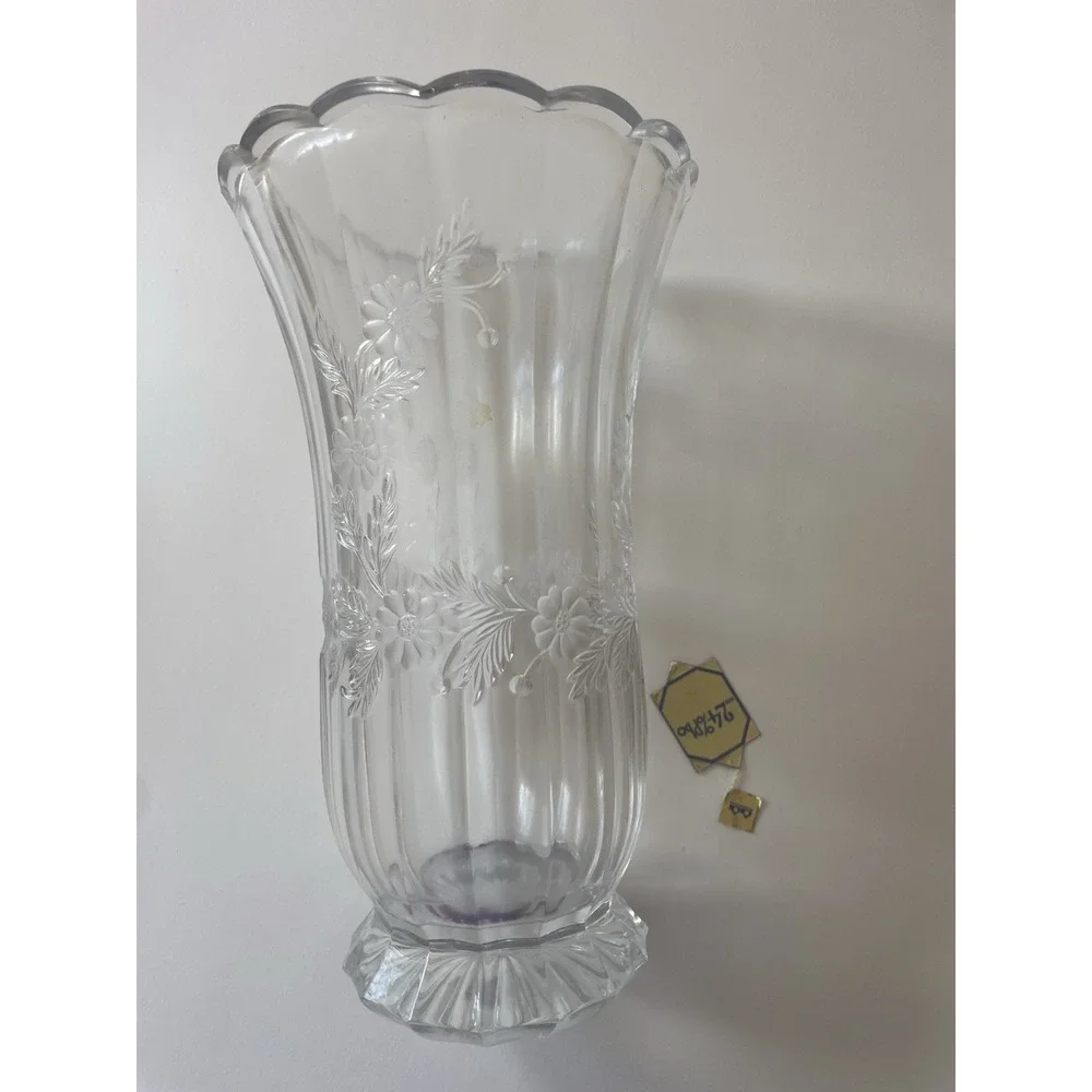 Vintage German Lead Crystal Vase 9